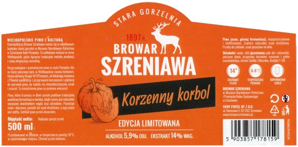 Browar Szreniawa (2021): Korzenny Korbol