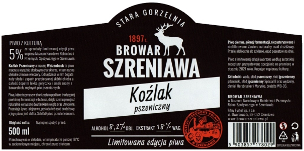 Browar Szreniawa (2021):Koźlak Pszeniczny