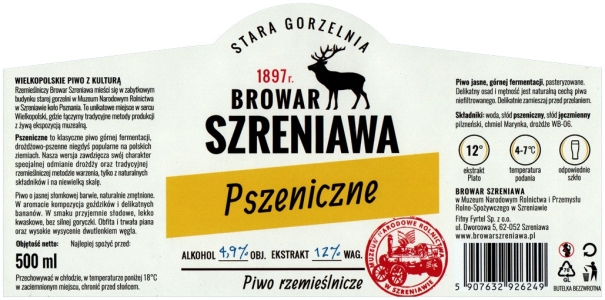 Browar Szreniawa (2021): Pszeniczne