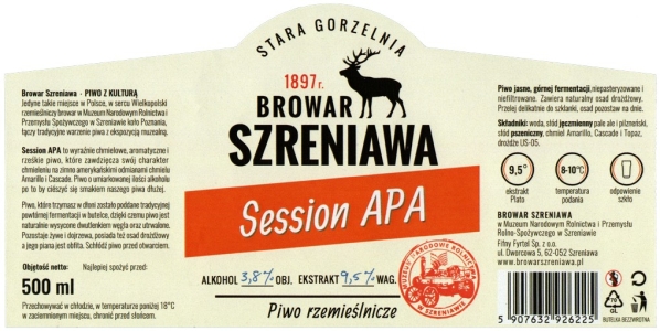 Browar Szreniawa (2021): Session  - American Pale Ale