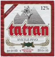Browar Tatran (2000): 12% - Svetle Pivo