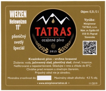 Browar Tatras 2022 12 Weizen Hefeweizen