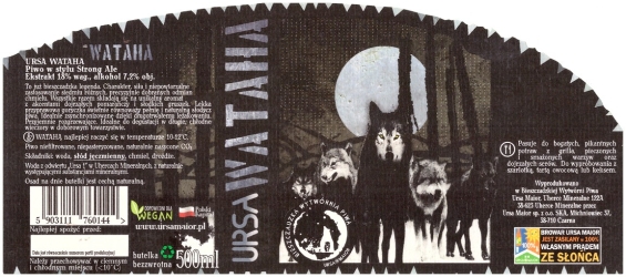 Browar Ursa (2020): Wataha - Strong Ale