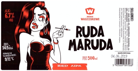 Browar Waszczukowe (2018): Ruda Maruda, Red American Pale Ala