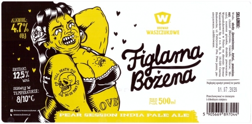 Browar Waszczukowe (2019): Figlarna Bożena, Pear Session India Pale Ale