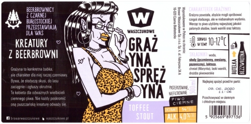 Browar Waszczukowe (2019): Grażyna Sprężyna, Toffee Stout