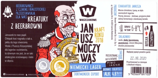 Browar Waszczukowe (2019): Janusz Moczywąs, Niemiecki Lager Dortmunder Export