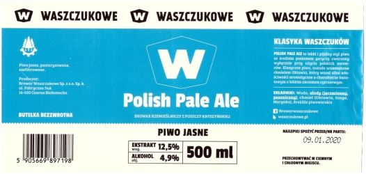 Browar Waszczukowe (2019): Polish Pale Ale