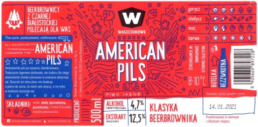 Browar Waszczukowe (2020): American Pils