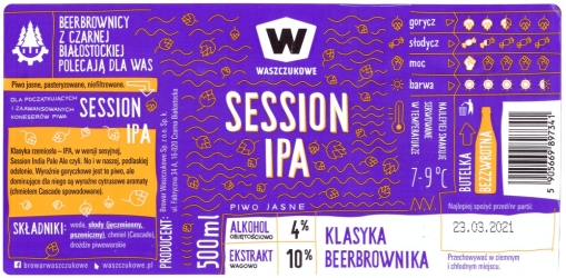 Browar Waszczukowe (2020): Klasyka Beerbrownika, Session India Pale Ale