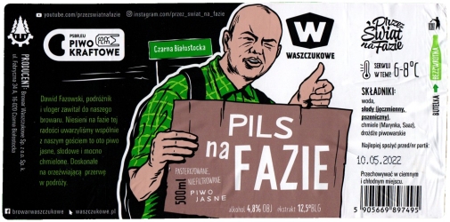 Browar Waszczukowe (2021): Pils Na Fazie - Piwo Jasne