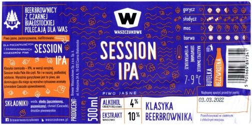 Browar Waszczukowe (2021): Session India Pale Ale