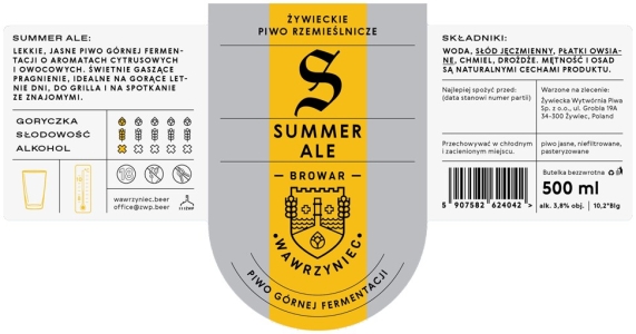 Browar Wawrzyniec 2022 02 Summer Ale