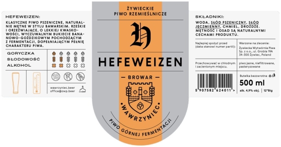 Browar Wawrzyniec 2023 02 Hefeweizen