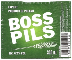 Browar Witnica (2012): Boss, Piwo Jasne