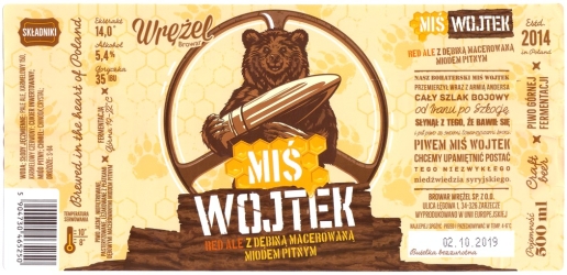 Browar Wrężel (2018) Miś Wojtek, Red Ale