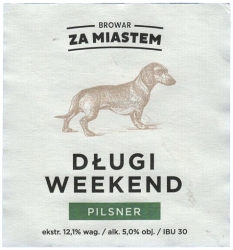 Browar za Miastem (2018): Długi Weekend, Pilsner