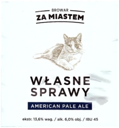 Browar za Miastem (2018): Własne Sprawy, American Pale Ale