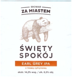 Browar za Miastem (2019): Święty Spokój, Earl Grey India Pale Ale