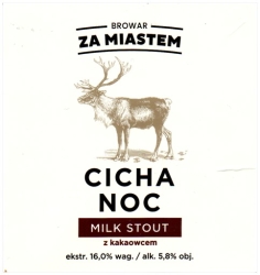 Browar Za Miastem (2022): Cicha Noc - Milk Stout