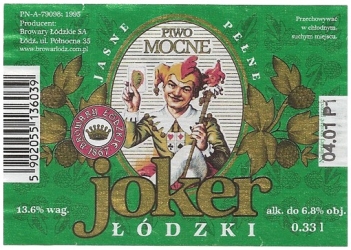 Browary Łódzkie (2010): Joker Łódzki - Piwo Mocne