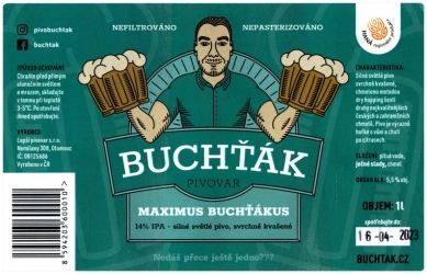 Buchtak 2023 05 Maximus Buchtakus India Pale Ale