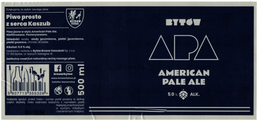 Bytow 2023 08 Apa American Pale Ale