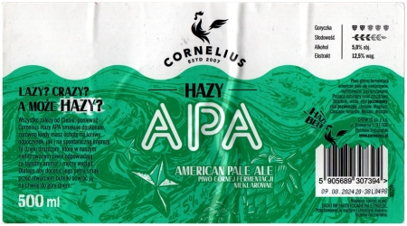 Cornelius 2023 10 American Pale Ale