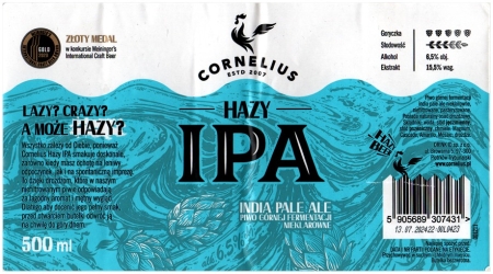 Cornelius 2023 10 India Pale Ale