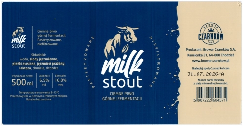 Czarnkow 2024 09 Milk Stout