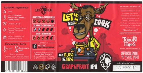 Browar Deer Bear (2017): Let's Cook Grapefruit India Pale Ale