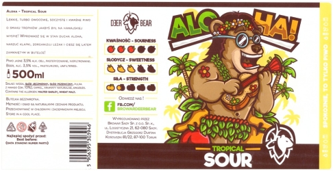 Browar Deer Bear 2020 Aloha Tropical Sour