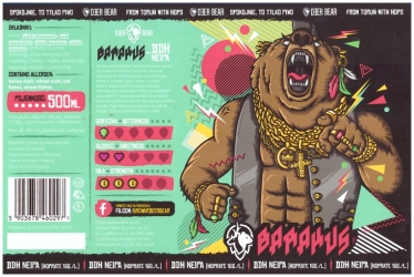 Browar Deer Bear 2020 Barahus Ddh New Zealand India Pale Ale