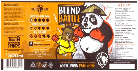 Browar Deer Bear 2020 Blend Battle Vol 1 White India Pale Gose