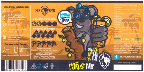 Browar Deer Bear 2020 Citus Ale