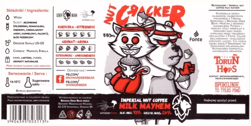 Browar Deer Bear 2020 Cracker Nutcracker Imperial Nut Coffee Milk Mayhem