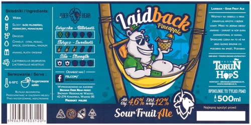 Browar Deer Bear 2020 Laidback Pineapple Sour Fruit Ale