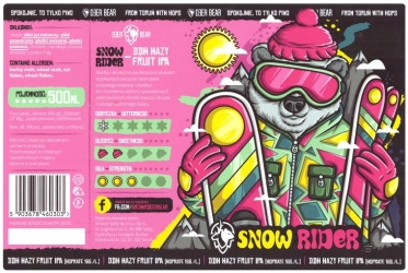 Browar Deer Bear 2020 Snow Rider Ddh Hazy Fruit India Pale Ale