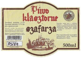 Browar Fortuna (2011): Piwo Klasztorne Szafarza - Piwo Jasne