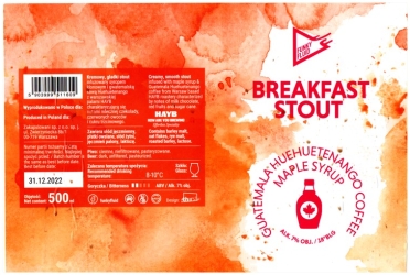 Browar Funky Fluid (2021): Breakfast Stout