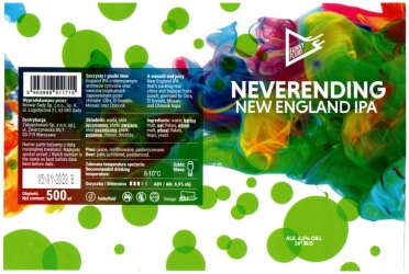 Browar Funky Fluid (2022): Neverending - New England India Pale Ale