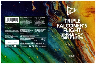 Browar Funky Fluid (2022): Triple Falconer's - Single Hop Triple New England India Pale Ale