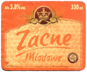 Browar JAKO (2014): Zacne - Miodowe