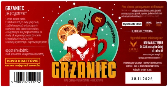Jastrzebie 2026 01 Grzaniec Piwo Ciemne
