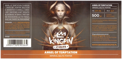 Browar Kingpin (2018): Angel Of Temptation - Imperial Baltic Porter
