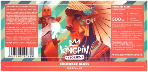 Browar Kingpin (2018): Cherkee Blues - American India Pale Ale