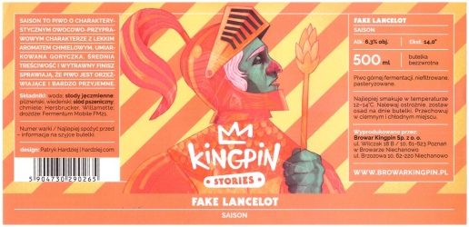 Browar Kingpin (2018): Fake Lancelot - Saison