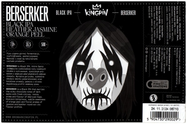 Kingpin 2023 12 Berserker Black India Pale Ale