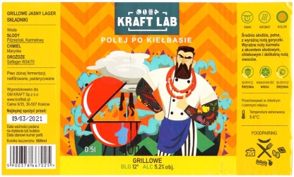 Browar Kraftlab (2020): Grillowe - Piwo Jasne