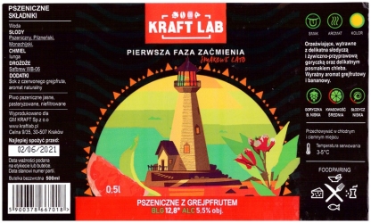 Browar Kraftlab (2020): Pierwsza Faza Zacmienia - Pszeniczne z Grejpfrutem